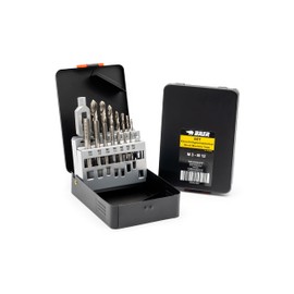 BAER Tap and Die Set, M3-M12, HSSG, Cutting Tap, Core Drill, Tap Wrench, Tap Set, Thread Cutting Set