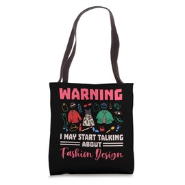 Fashion Designer Couturier Clothes Garment Maker Warning Tote Bag