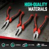 DNA Motoring Juego de Alicates 3 Piezas Linesman 6.5 Pulgadas