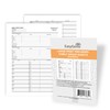 LARGE PRINT Two-Sided Family Group Sheets (30 Sheets) by EasyGenie