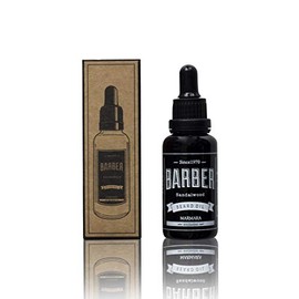 Barber Marmara Beard Oil 30 ml Beard Oil for Daily Beard Care from 3 Day Beard to Full Beard Sandalwood Beard Care Oil Men Extra Shine and Smoothness Beard Oil Men