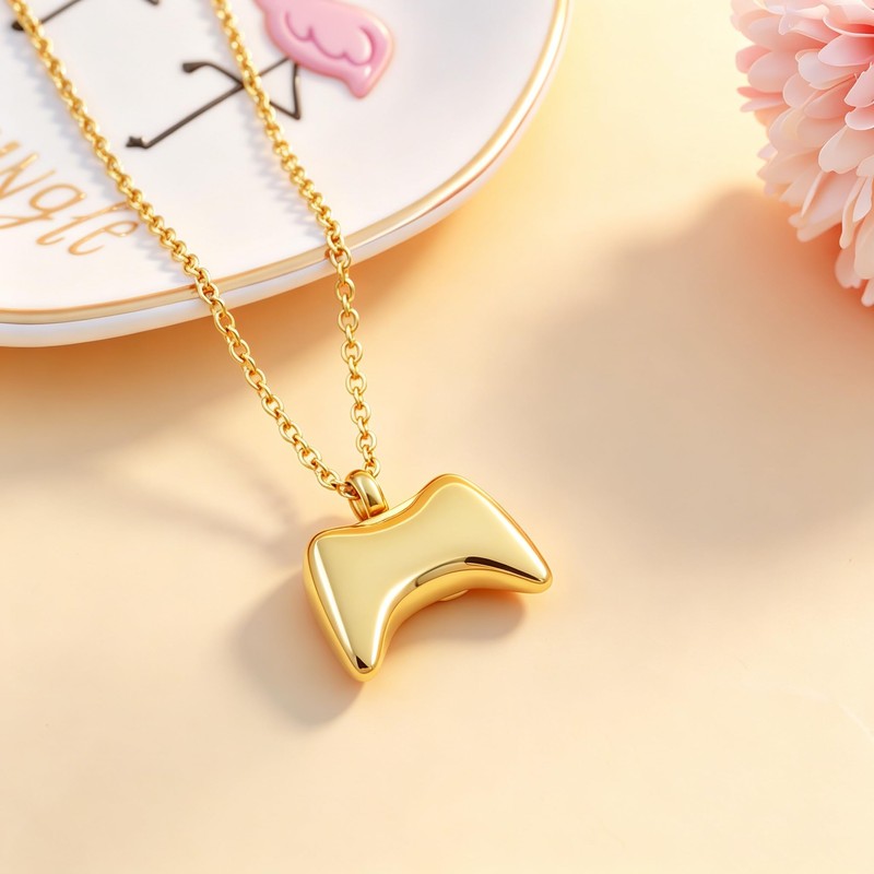Kcouiee Game Controller Urn Necklaces for Ashes for Boy Men