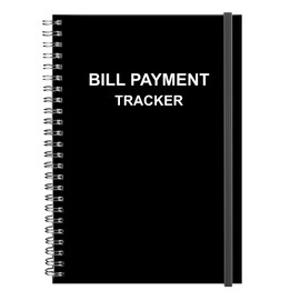 Bill Payment Tracker - Bill Tracker Notebook, Monthly Bill Organizer & Planner for Personal Budgeting Financial, Bill Payments Checklist Organizer, 5.8" x 8.25" Bill Organizer with Pocket