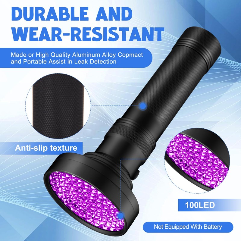 A/c Leak Detector Kit, UV Oil Dye Injector Kit with