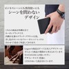 Legare Men's Bifold Wallet, Slim Type, Carbon Leather, Genuine Leather,