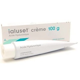 Ialuset Hyaluronic Acid Cream Pack of 2 x 100 g Tubes