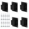 5pcs Wall Shelf Mount Bracket Display Shelf Hook Hanger Rack