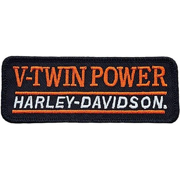 V-Twin Power Embroidered Biker Chopper Patch | Iron on sew