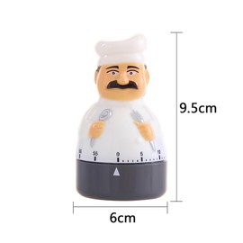 Volumoon Egg Timer, Kitchen Timer, Funny Novelty Kitchen Timer, Oven Timer, 60 Minute Cooking Timer for Winding, Countdown Timer, Funny Kitchen Timer for Baking, Cooking and Learning
