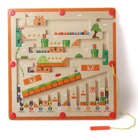 Montessori Toys,Magnetic Color and Number Maze,Toddler Fine Motor Skills Toys for Boys Girls