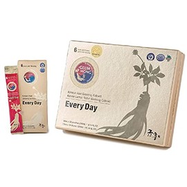 Red Ginseng Extract Every Day I Ginsenoids I Helps Relieve Fatigue and Stress I Antioxidants I Vegan I 30 Bags of 10 ml Each