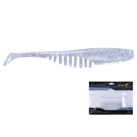 Goture Crowworm, 10-Piece Set, UV Phosphorescent, Blackfish, Chinu, Root Fish, Bass Lure, Fishing, Worm Set, White