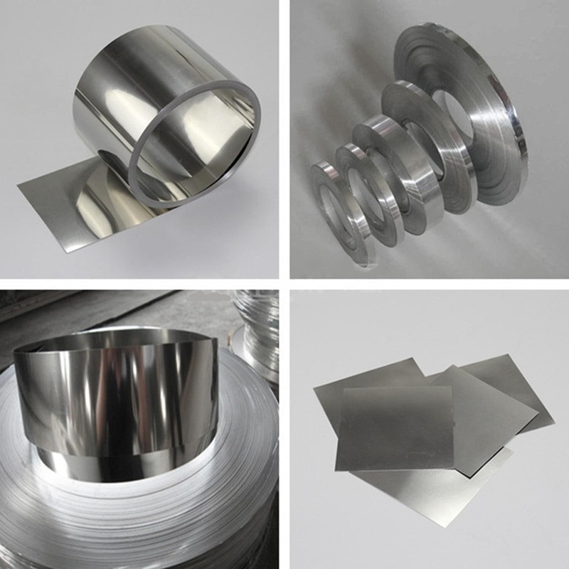 Pure Nickel Sheet Pure Nickel Strip 1000x100x0.3mm (39.37"x3.94"x0.0118") 99.6% Nickel