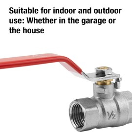 Gardena Ball Valve Brass 1/2-Inch