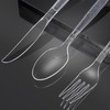 Fracurs 120 Count Extra Heavy Duty Plastic Knives Disposable, 7.5"