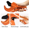 AIRAJ Ratchet PVC Pipe Cutter,Cuts up to 2-1/2"PEX,PVC,PPR and Plastic