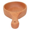 Wooden Bowl with Handle Noodle Bowl for Salad Fruit Soup