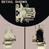 Upgrade 17476000012184 Dishwasher Door Latch,Dishwasher Door Switch Replacement Parts For