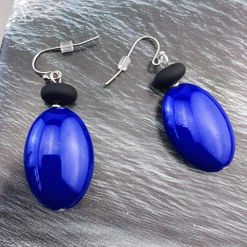 FIRSTMEET 2 Layer Statement red and black Beads Collar Necklace