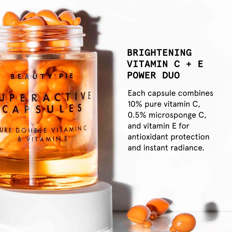 Beauty Pie Superactive Capsules Pure Double Vitamin C & Vitamin