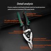 2PCS Aviation Snip,Metal Shears with Forged Blade, Heavy Duty Metal