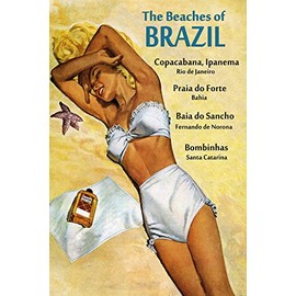 16" X 20" Brazil Beaches Brasil Copacabana Ipanema Praia do Forte do Sancho Bombinhas Vintage Poster Repro on Matte Paper