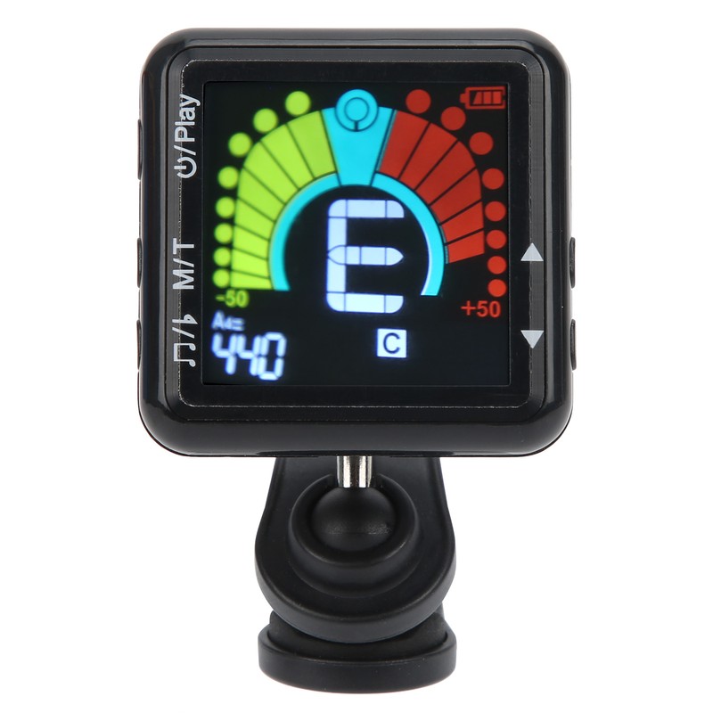 Metronome Tuner Clipon Rechargeable 2 in 1 Multifunctional String Instrument