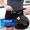 Proworks Sports Running Belt Bag with Adjustable Waist Strap, Twin