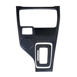 ruihe Carbon Fiber Pattern Car Gear Shift Knob Console Panel Trims Cup Holder Frame Cover Fit for Ford Ranger 2019 2020 2021 2022 North American Version (Low Version)