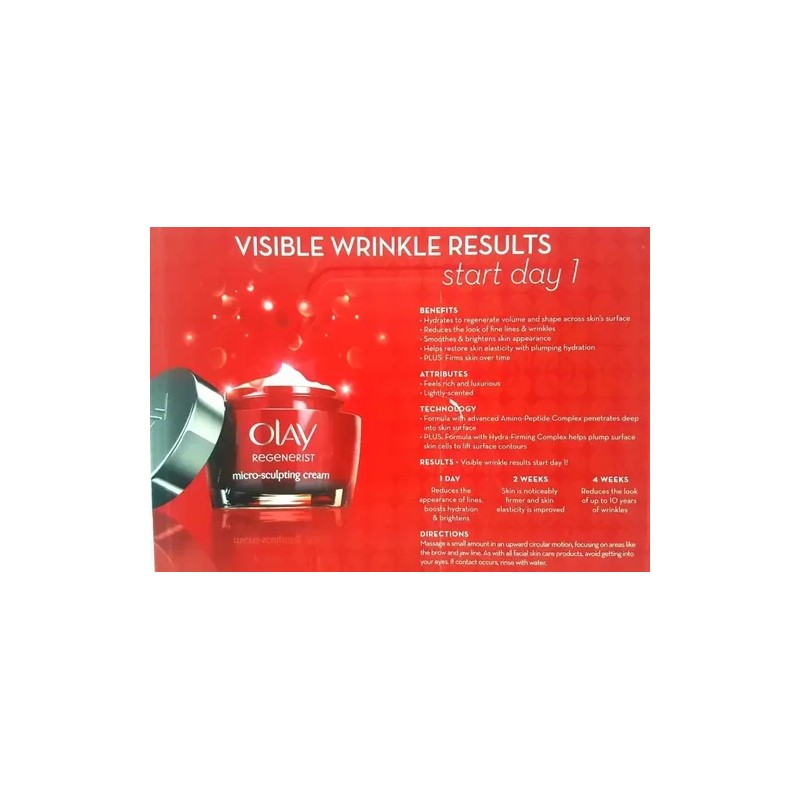 Olay Regenerist Micro-sculpting Crema Facial 2 De 48 Gr