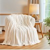 VANJOROY Fleece Fluffy Blanket Large Throw for Sofa and Bed,