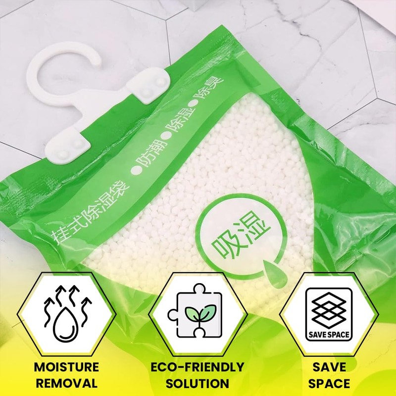 Wardrobe Dehumidifier - Dehumidifier Hanging Bag With Hooks - Interior