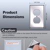 [10 Pack] BESTTEN 1 Gang Mirror Polished Stainless Steel Duplex