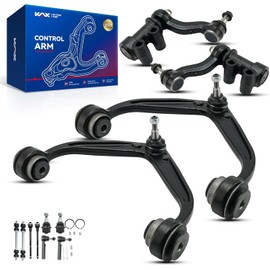 KAX Front Lower Control Arm w/Ball Joint & Sway Bar End Link & Tie Rod Ends Fit for 2011-2019 Chevy Silverado GMC Sierra 2500HD 3500HD Suspension Kit K622128 K500232 11pcs