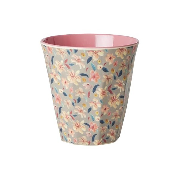Rice 100% Melamine Drinking Cup Small Sandy Flower Print Medium