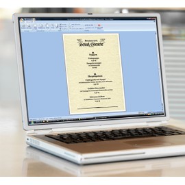 Sigel A4 Textured Cardboard Papers - Perga Champagne (50 Sheets)