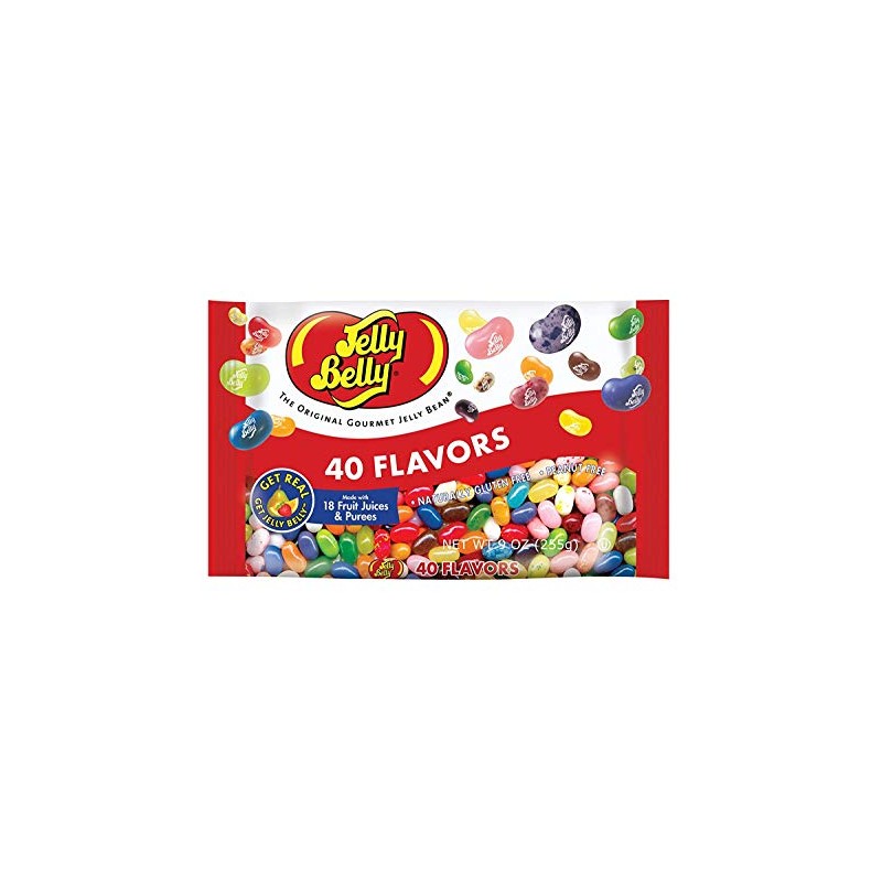 Jelly Belly Jelly Beans, 40 Flavors, 9-oz
