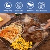 SACATR 100 Count Disposable Plastic Forks,Heavy Duty Plastic Forks, Clear
