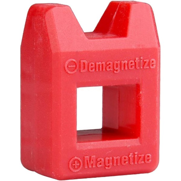 1Pc Red for Bit Magnetizer Magnetiser Demagnetiser Universal Magnetizer and