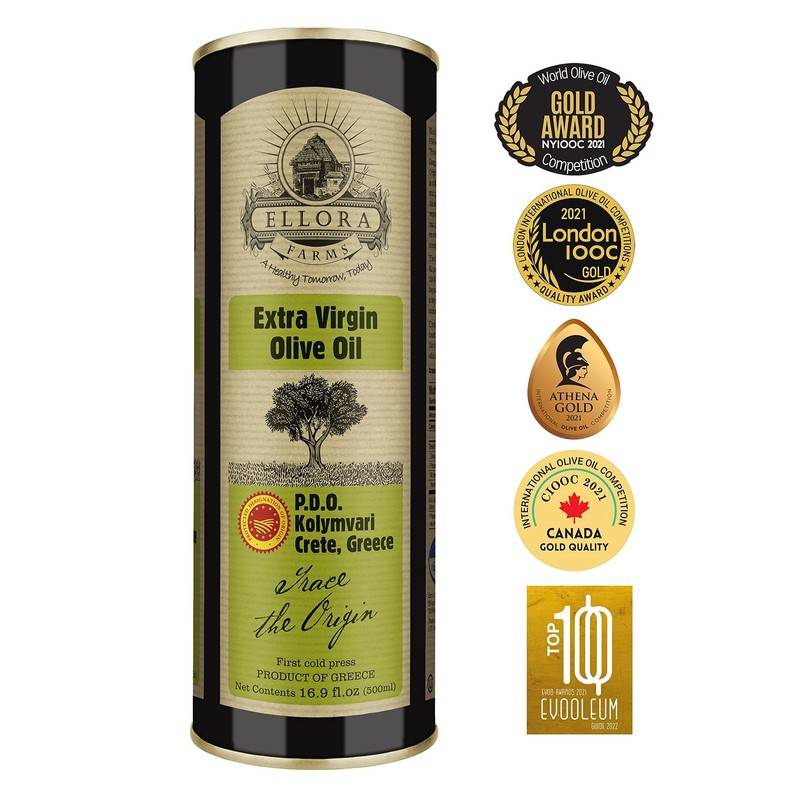 Ellora Farms, Certified PDO Extra Virgin Olive Oil, Single Estate,