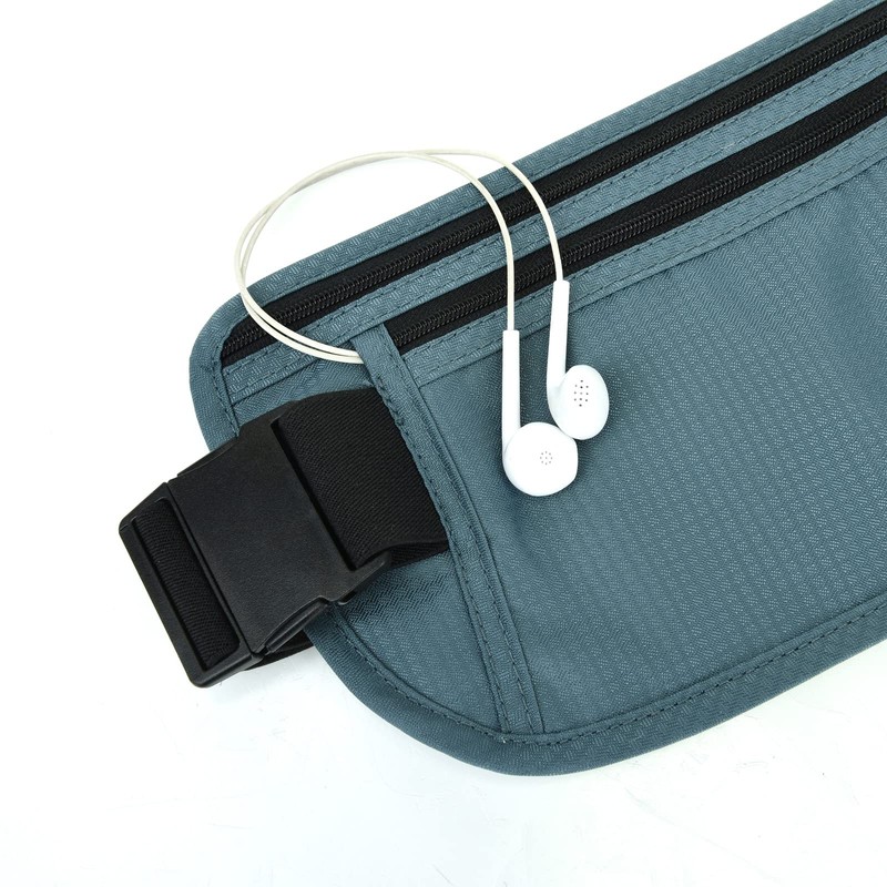 RFID Blocking Money Belt for Men and Women, Slim Fanny