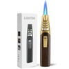 ZQMW Torch Lighter, Adjustable Big Jet Flame Butane Lighter, Windproof