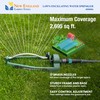 Lawn Oscillating Water Sprinkler 100006 Adjustable Pattern to Cover 2,695