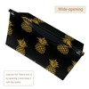 2 Pack Tissue Box Cover Holder, Pineapple Pattern Rectangle Leather
