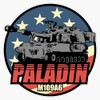 Paladin M109A6 Window Bumper Sticker Decal 5"