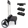 Rolling Backpack Trolley Cart with Stair-Climbing Quiet Wheels,Foldable Aluminum Frame,Adjustable