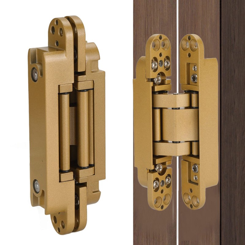 Hidden Door Hinges, Invisible Hinges for Hidden Door Silver Flush