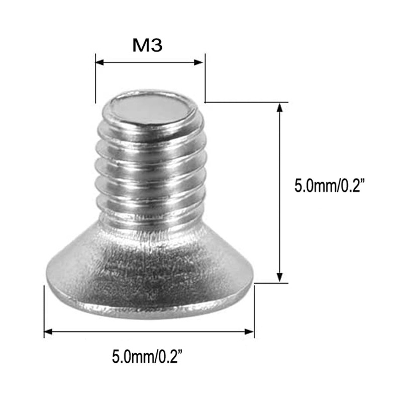 Bfenown - Tornillo de cabeza plana Phillips para disco duro