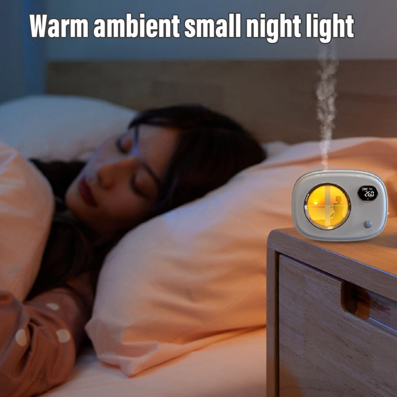 Jeanoko Automatischer Duftspender, Duftspender Smart Digital Display Ultraschall Duft Aromatherapie