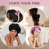 2+3 Satin Bonnet for Sleeping with Scrunchie, Satin Silk Bonnet